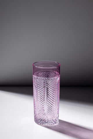 Pansy Cam Uzun Su Bardağı 380ml