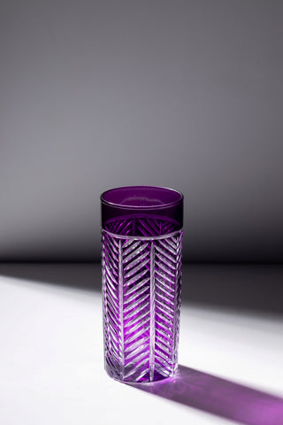 Pansy Cam Uzun Su Bardağı 380ml